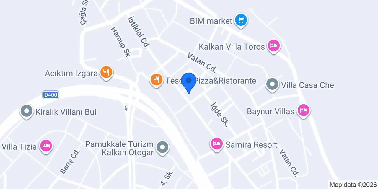 Kiralık Tatil Villa konumu