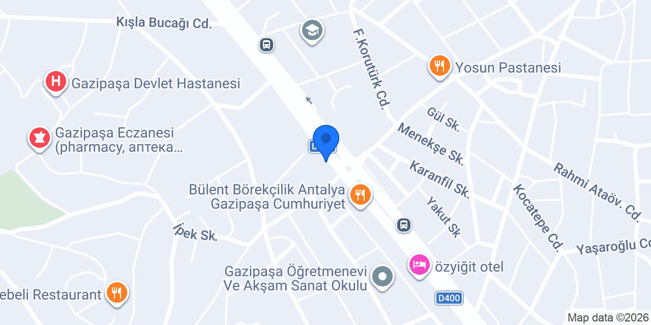 ÇARÇABUK-Durusoy Ticarat konumu