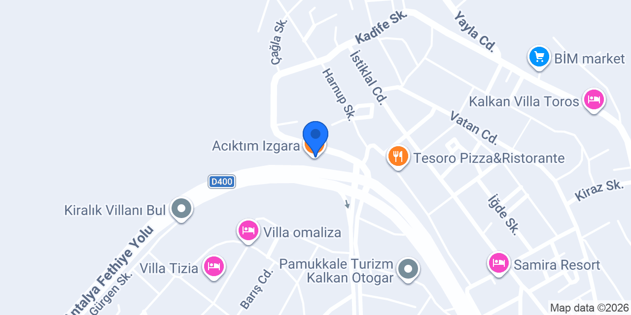 VillaBiz Kalkan konumu
