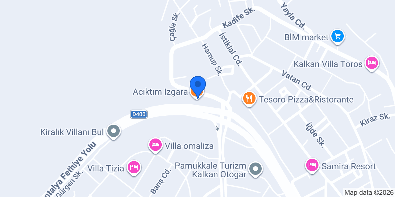 THE MİA KALKAN konumu