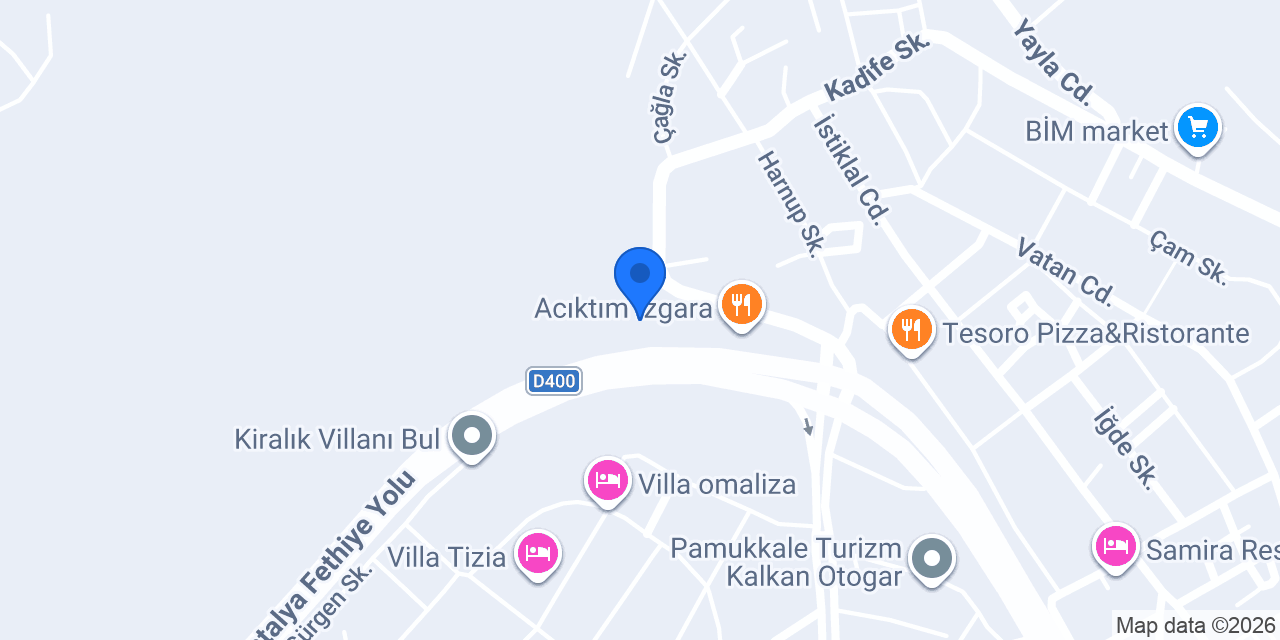 Kalkan Mermer Granit konumu