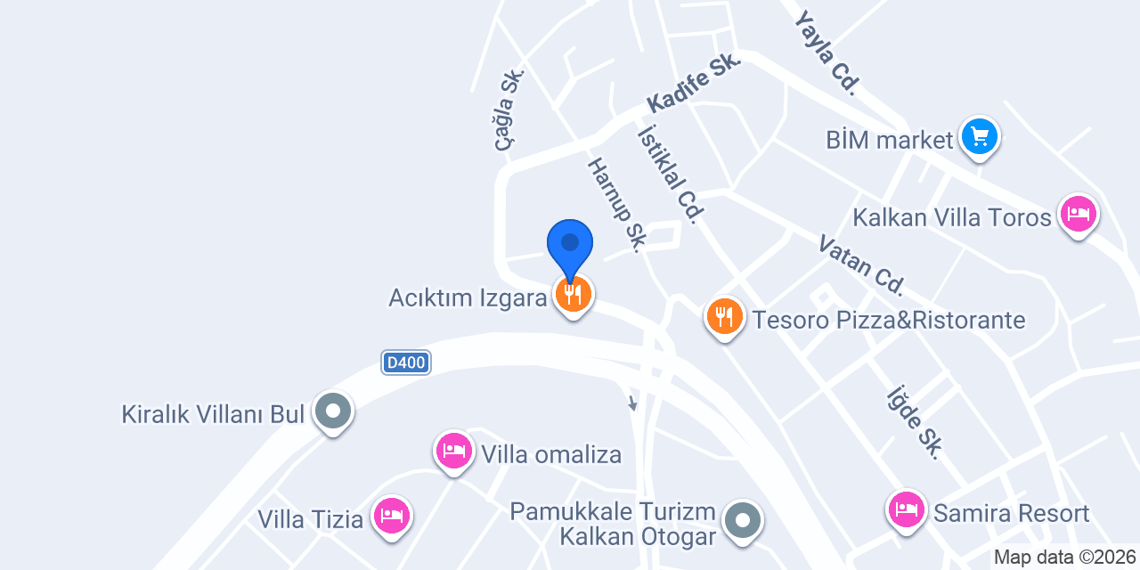 Kalkan Villa konumu
