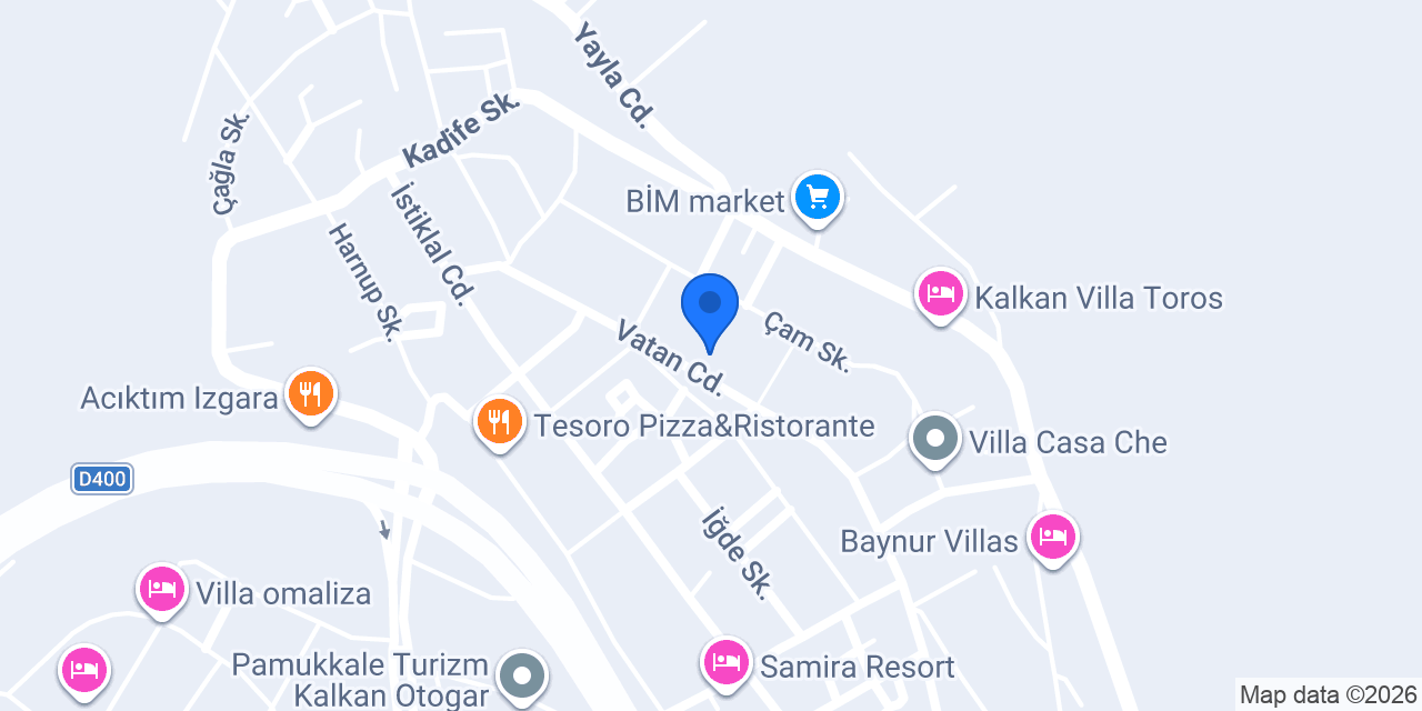 Villa Yakamoz konumu