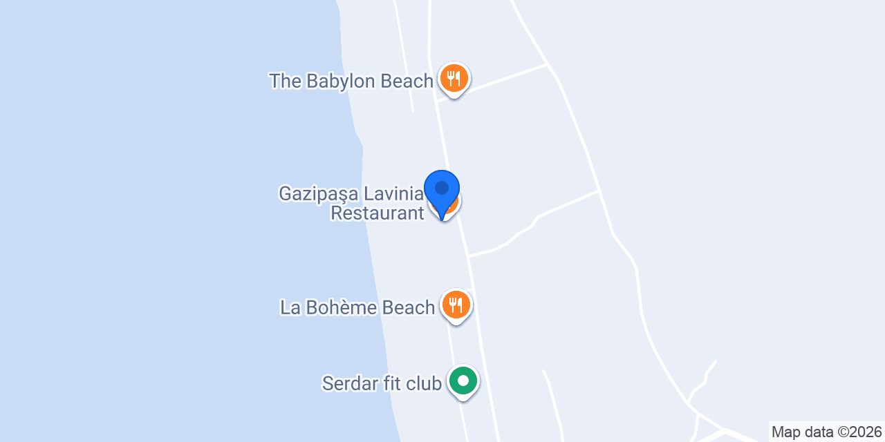 Gazipaşa Lavinia Restaurant konumu
