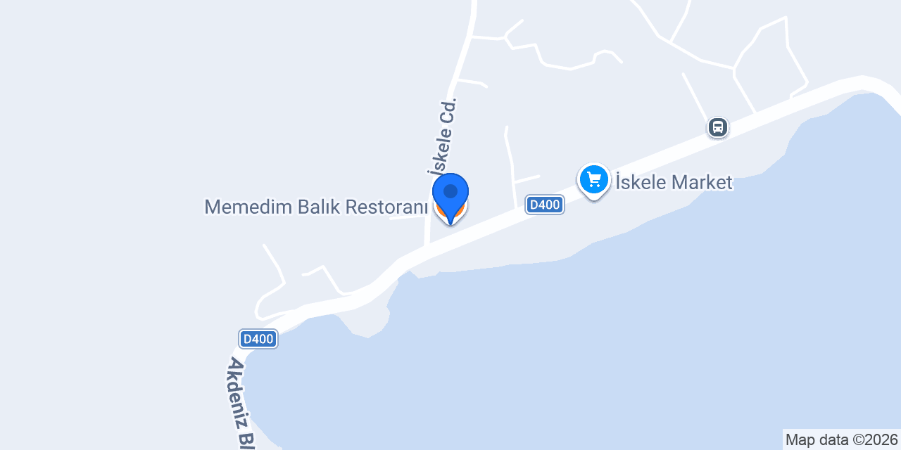 Memedim Balık Restoranı konumu