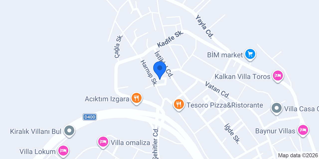 Villa Rotam konumu