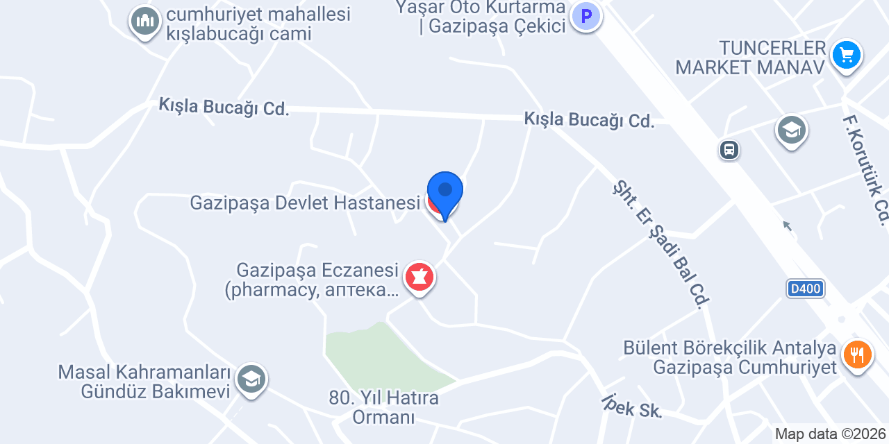 Özkaya Eczanesi konumu