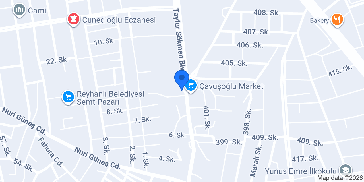 Suphi Oto Elektrik konumu