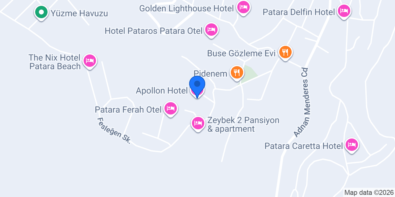 Apollon Hotel konumu