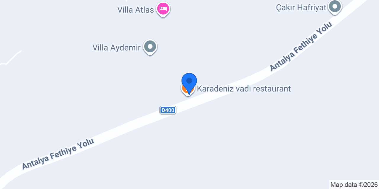 Karadeniz restaurant konumu