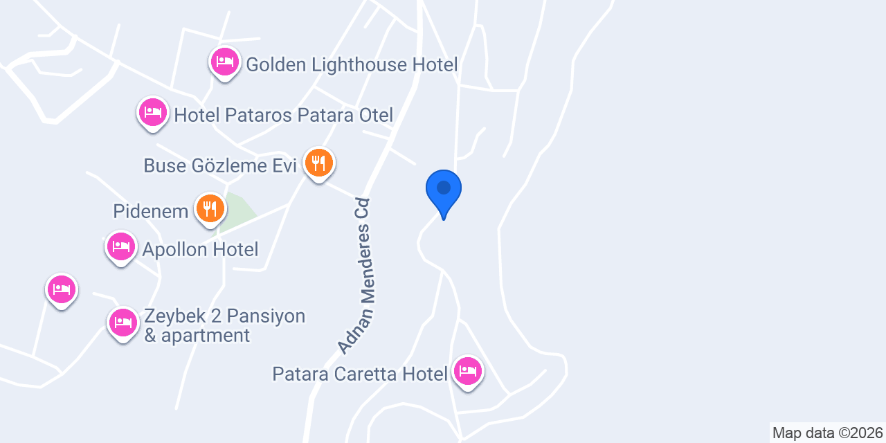 Beyoglu Pansiyon Patara konumu