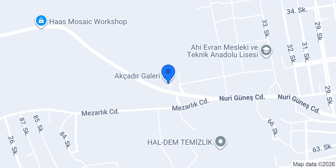 Akçadır Galeri konumu