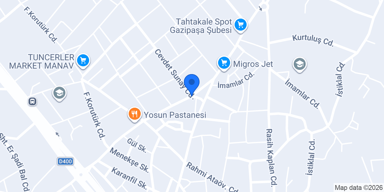 CADDE GARAGE konumu