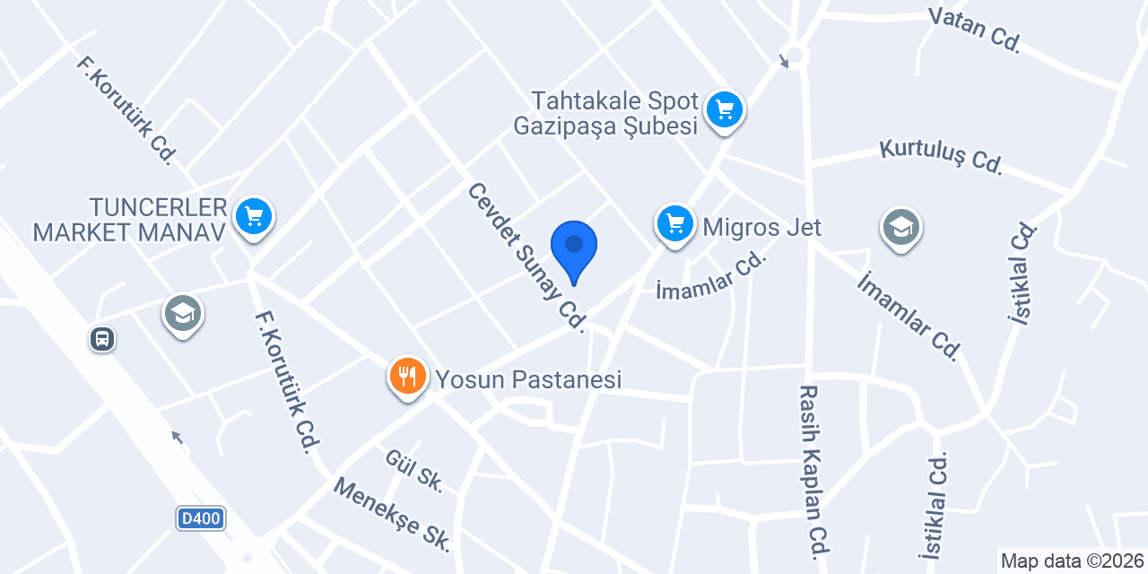 Gazipaşa Mahmuthan Tarım konumu