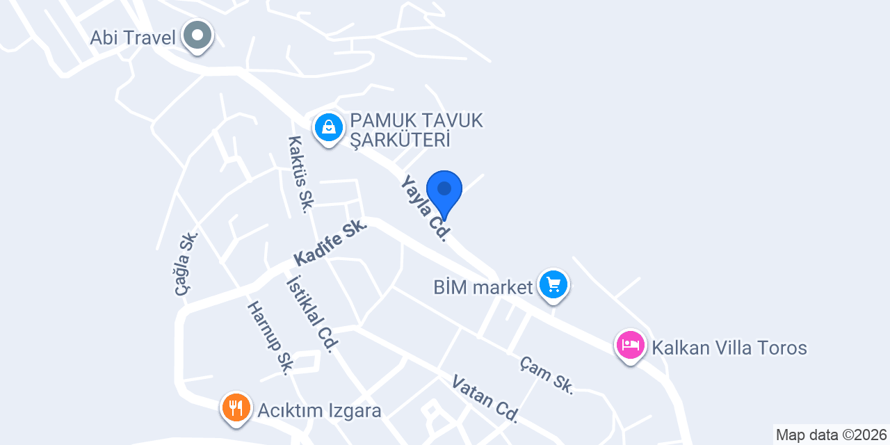 Atölye Candan Kalkan konumu