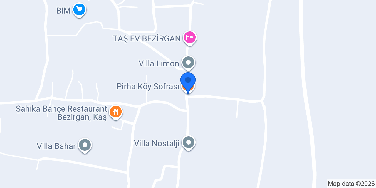 Pirha Köy Sofrası konumu
