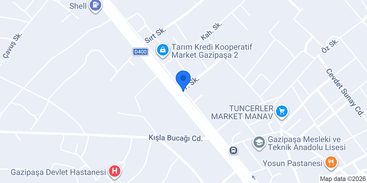 GÜNEŞ TARIM konumu