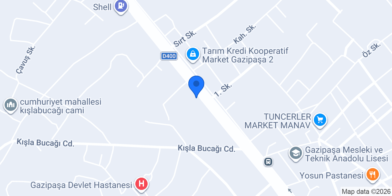 Yaşar Prefabrik konumu