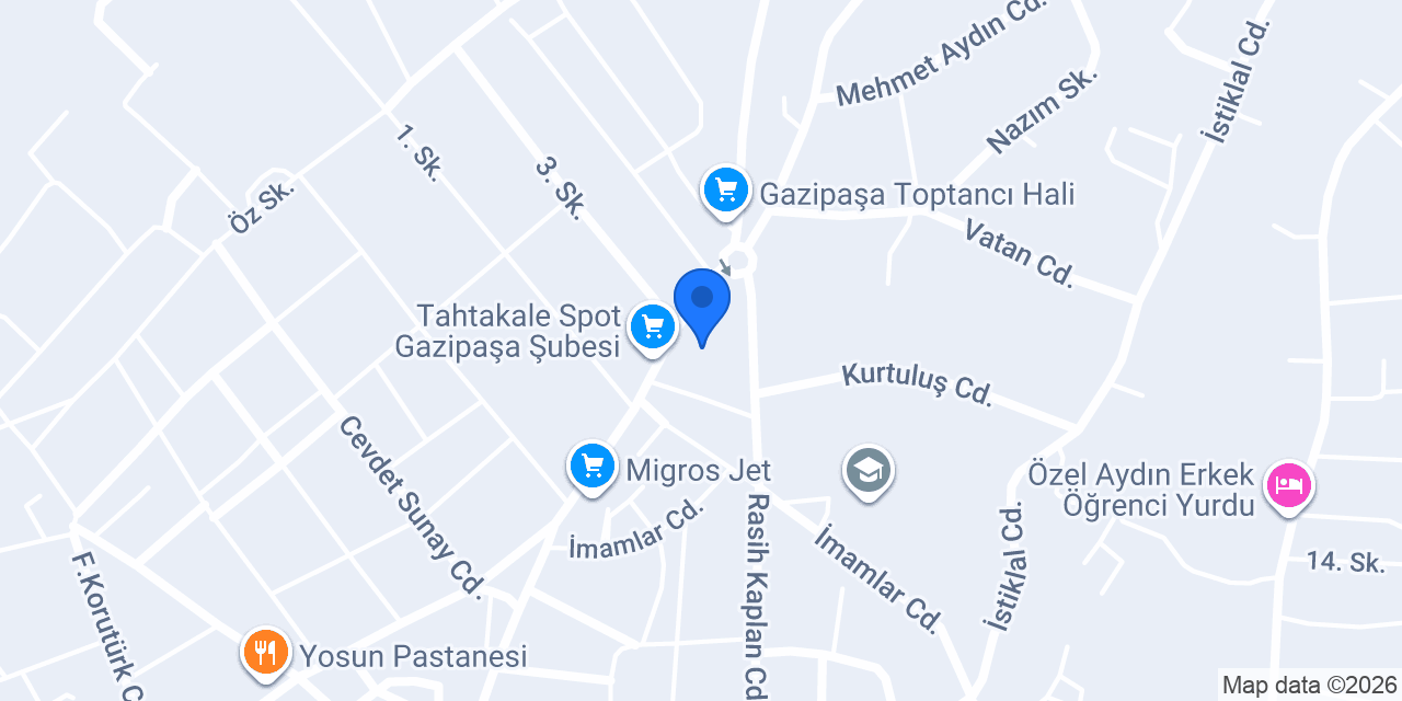 Edeler Pide Kebab konumu