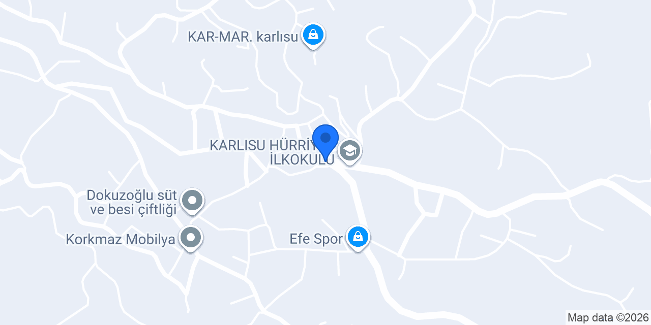 Karlısu Aile Sağlık Merkezi konumu