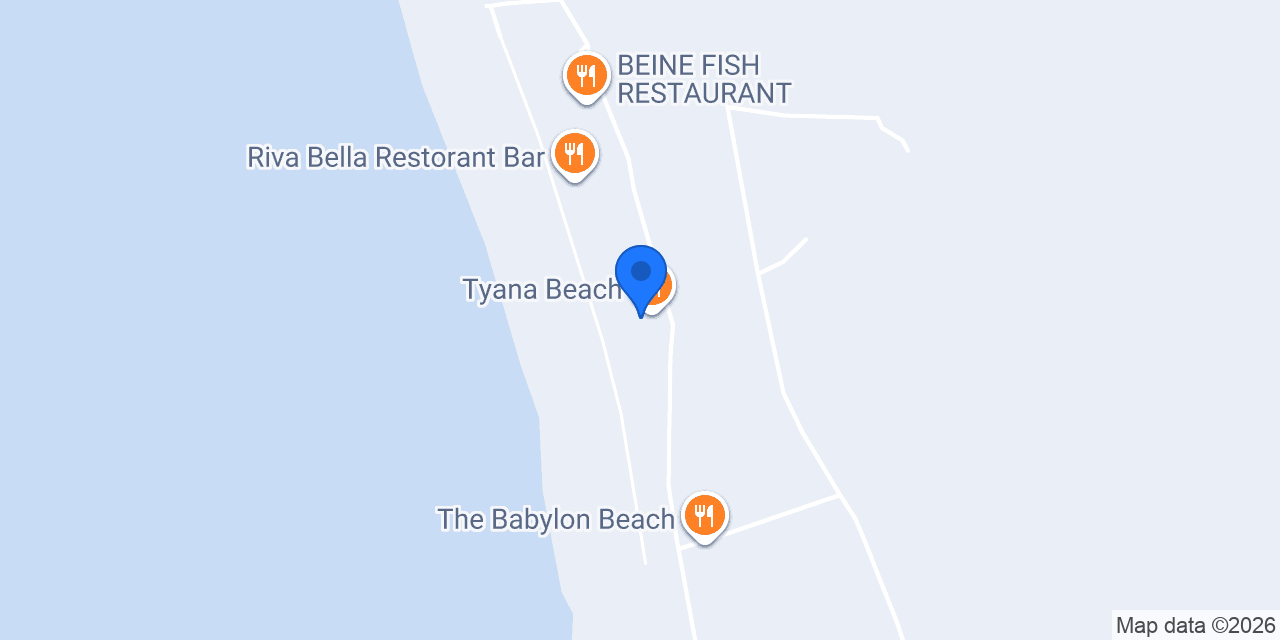 Tyana Beach konumu