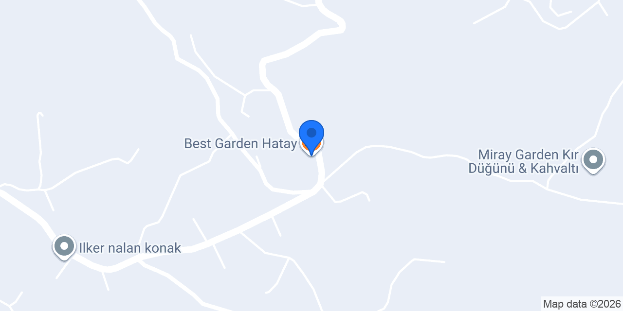Best Garden Hatay konumu