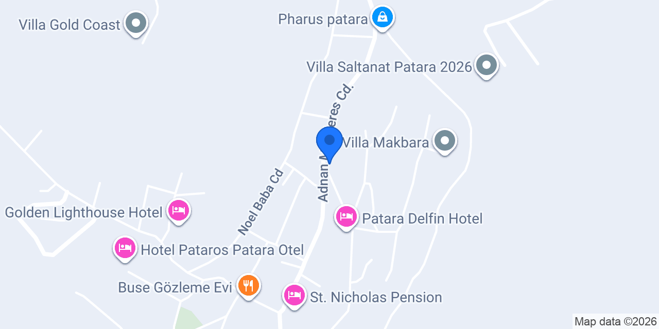 Çeyrek Camping&Bungalows Patara konumu