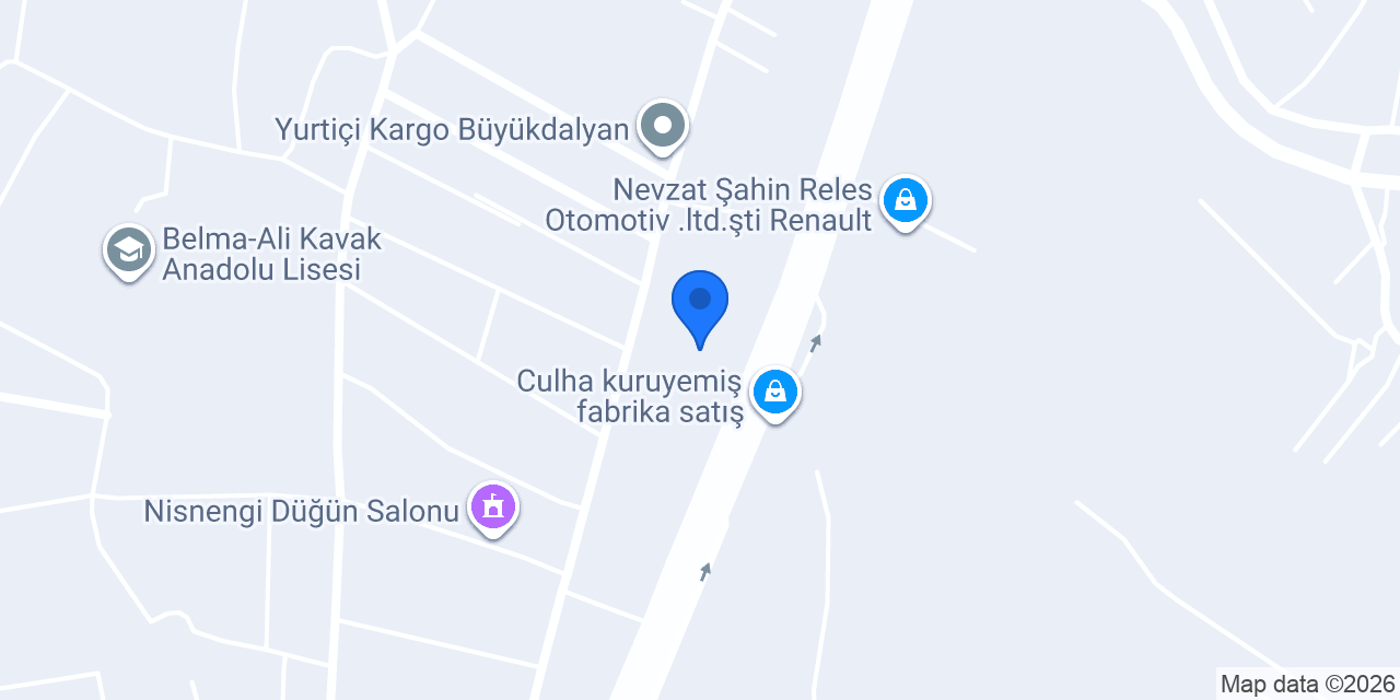 HATAY DEFNE OTOMOTİV konumu