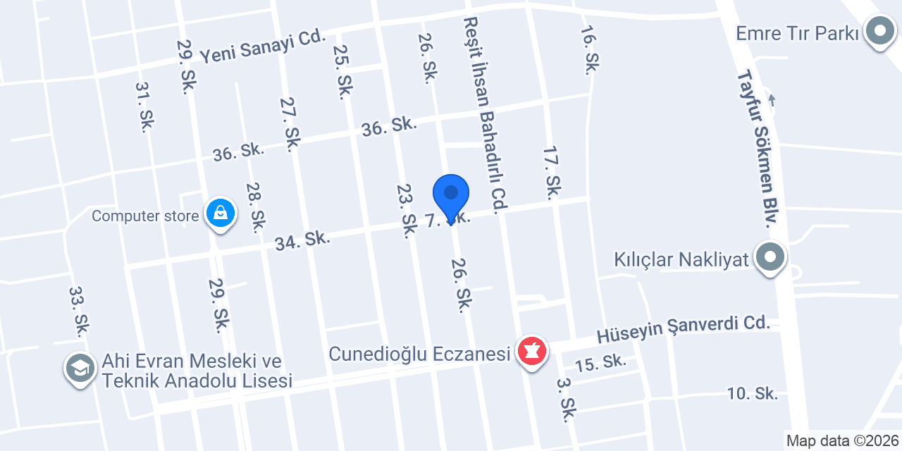 Özçelik Bakkaliyesi konumu