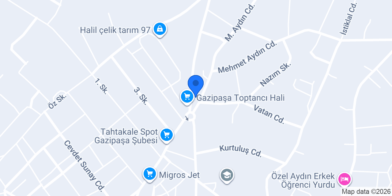 Gandilli Restaurant & Kasap konumu