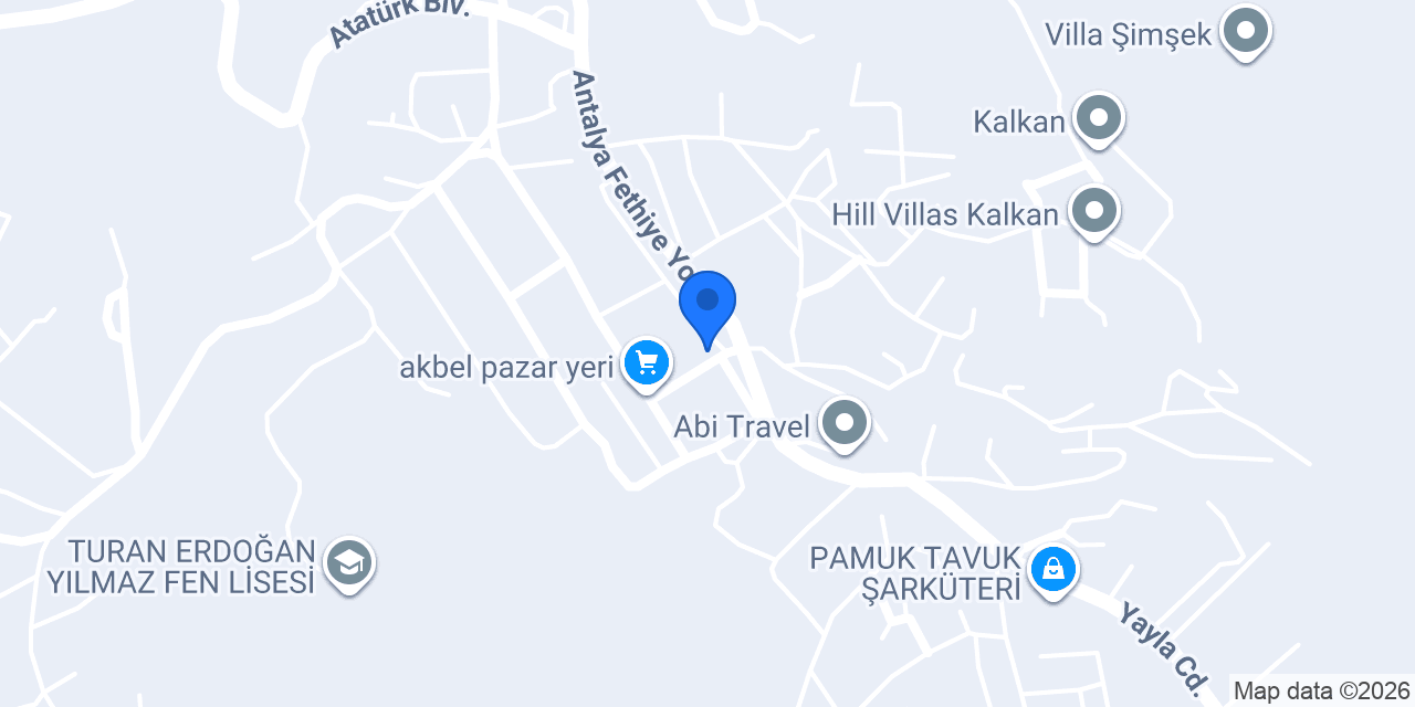 Kalkanda Villa Tatili konumu