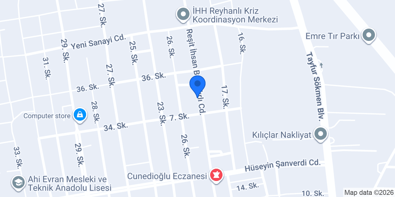 Haraç egzoz konumu