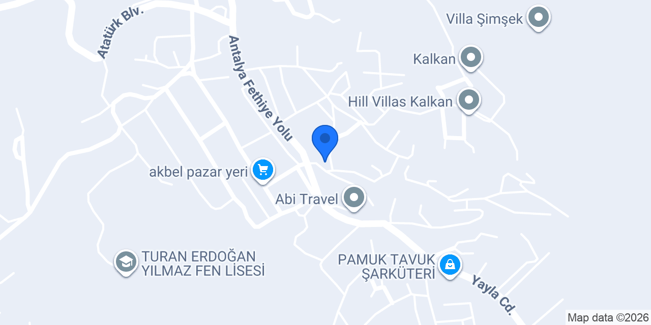 Helal Villa Tatili Rısus Holiday Villas konumu