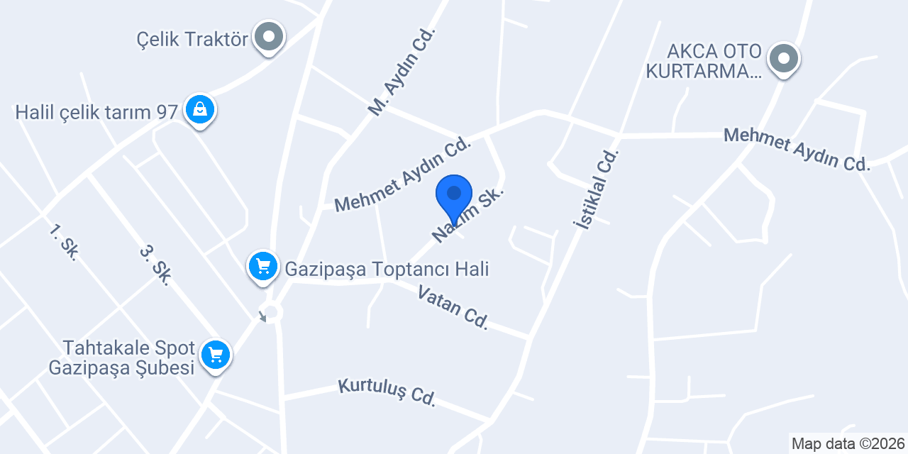 Ömeroğlu dekorasyon konumu