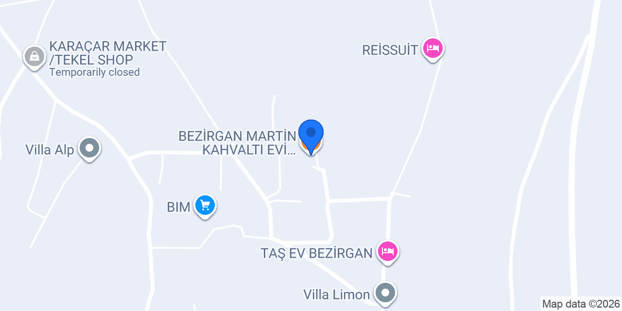 BEZİRGAN MARTİN KAHVALTI EVİ RESTORANT konumu