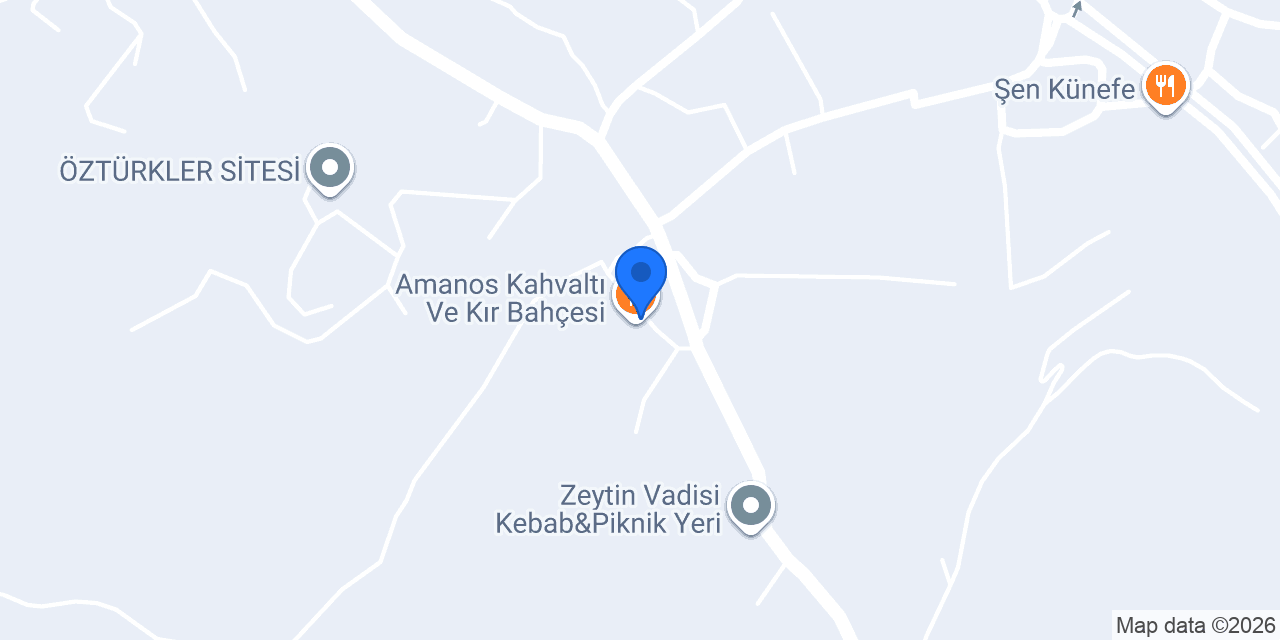 Amanos Kahvaltı Ve Kır Bahçesi konumu