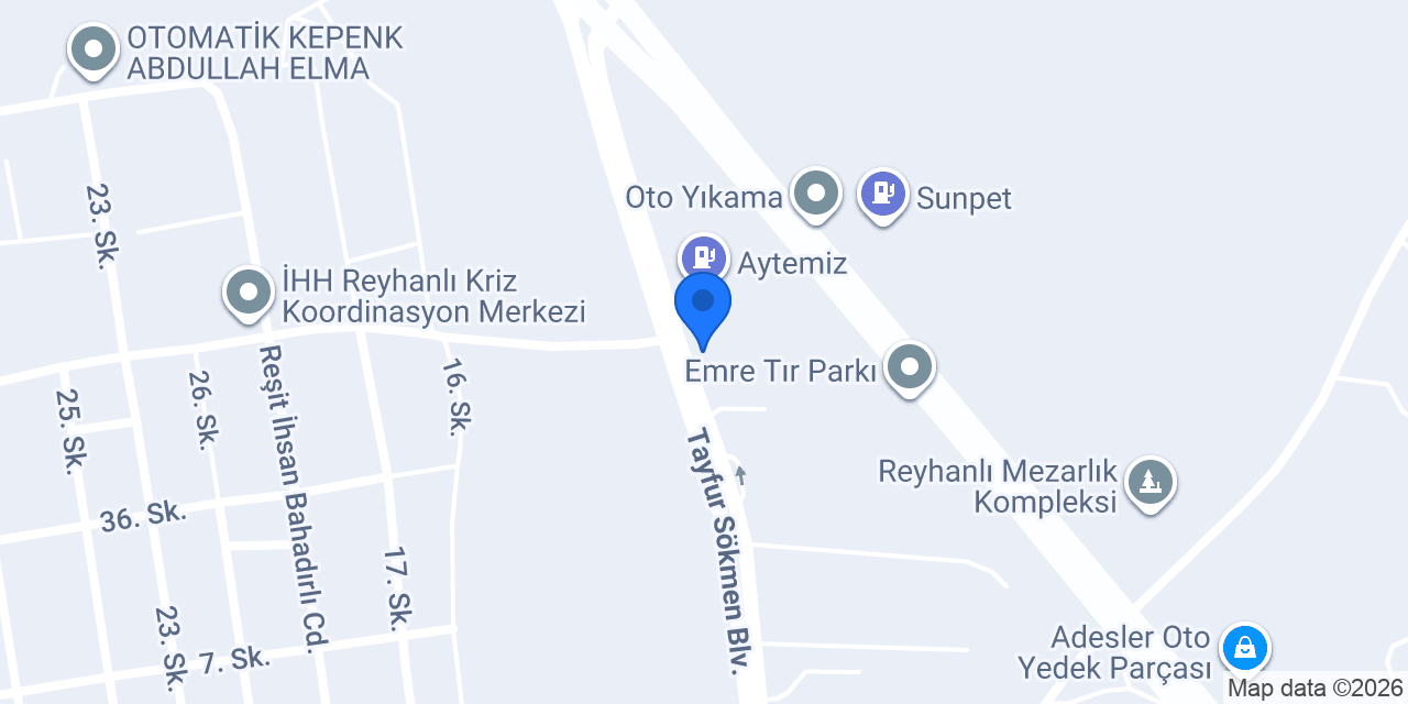 Dener Ticaret Gübre Bayi konumu