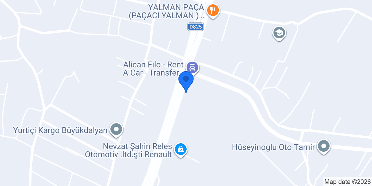 Kavak Oto konumu