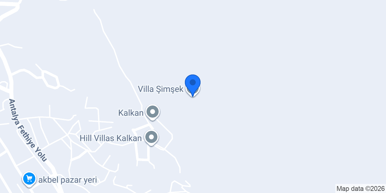 Villa Şimşek 2025 konumu