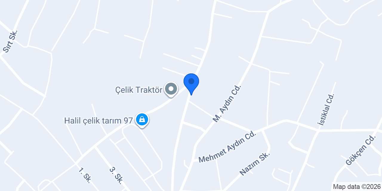 Bilgin Tarım Ticaret A.Ş konumu