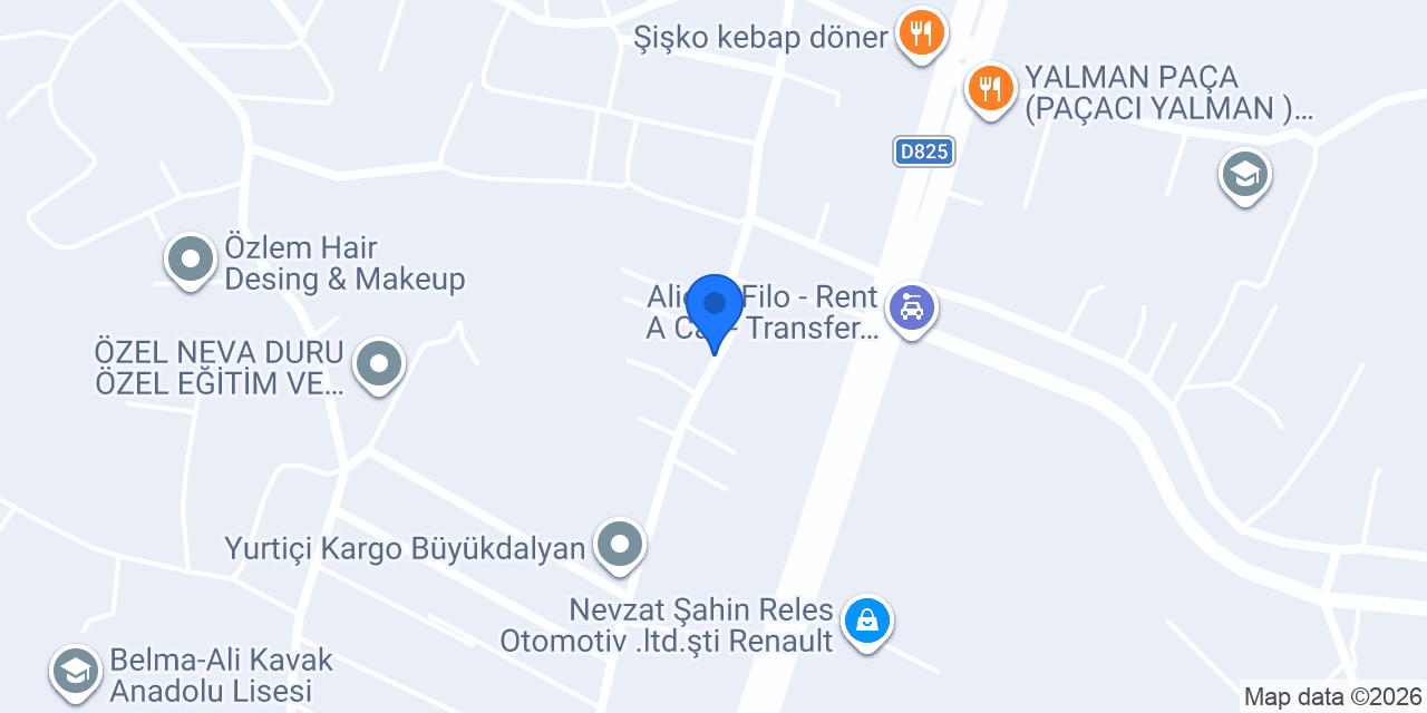 Deniz Oto Lastik konumu