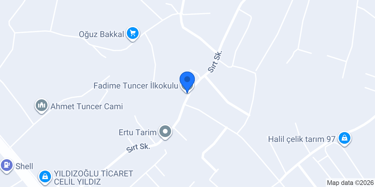 Fadime Tuncer İlkokulu konumu