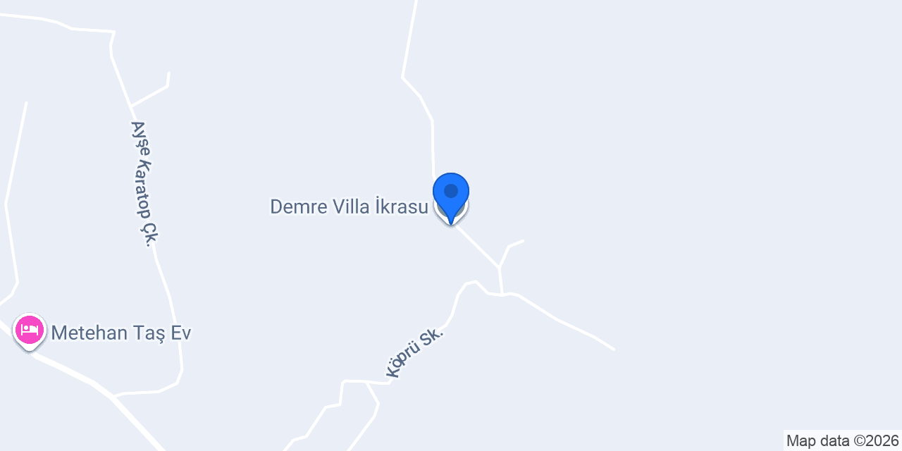 Demre Villa İkrasu konumu