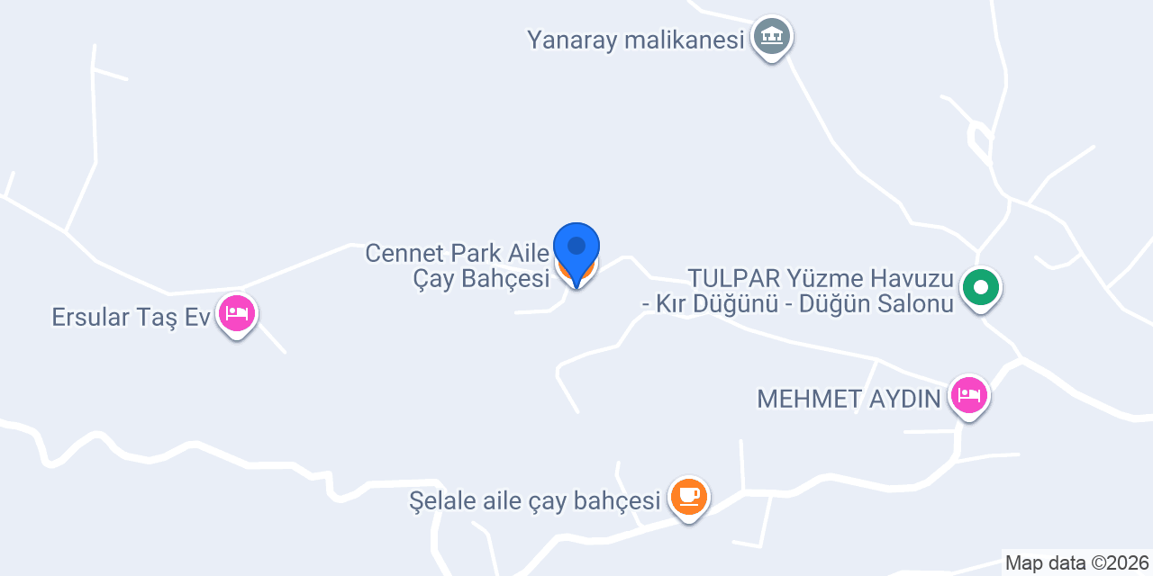 Cennet Park Aile Çay Bahçesi konumu