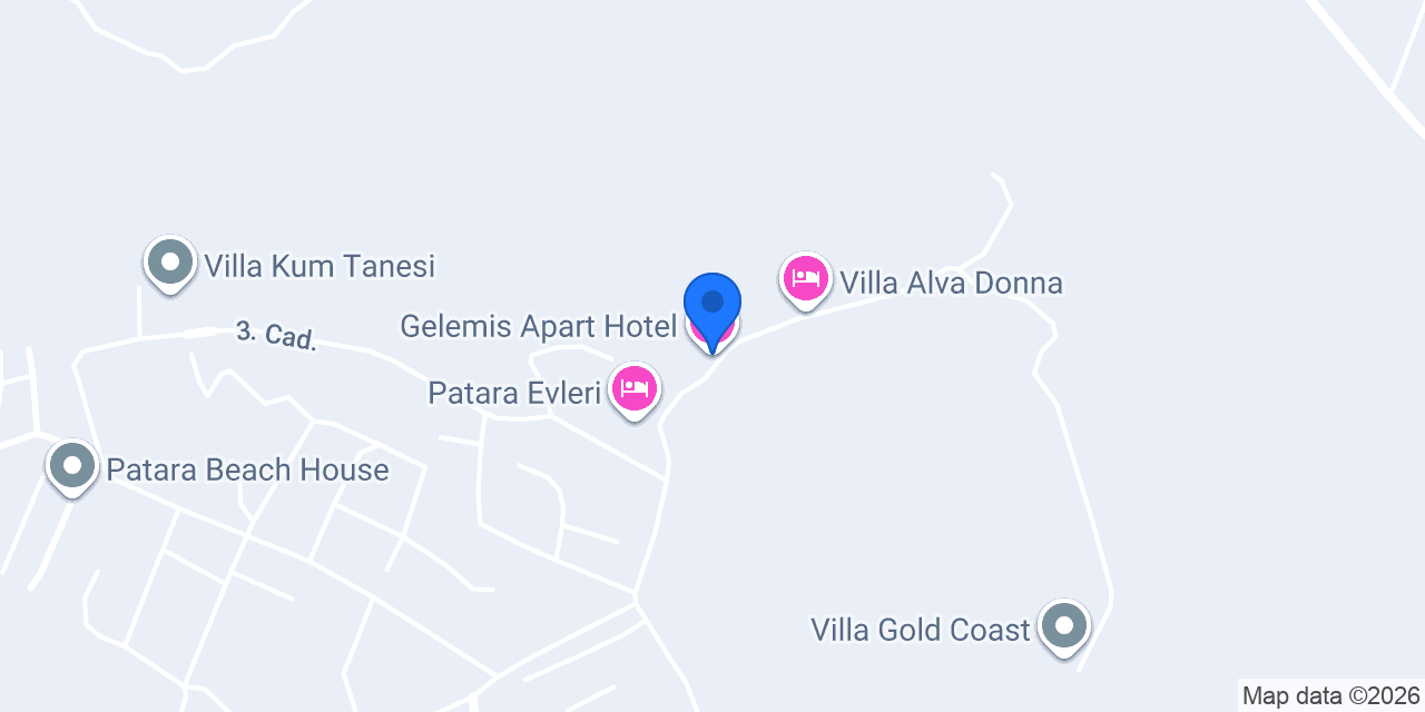 Gelemis Apart Hotel konumu