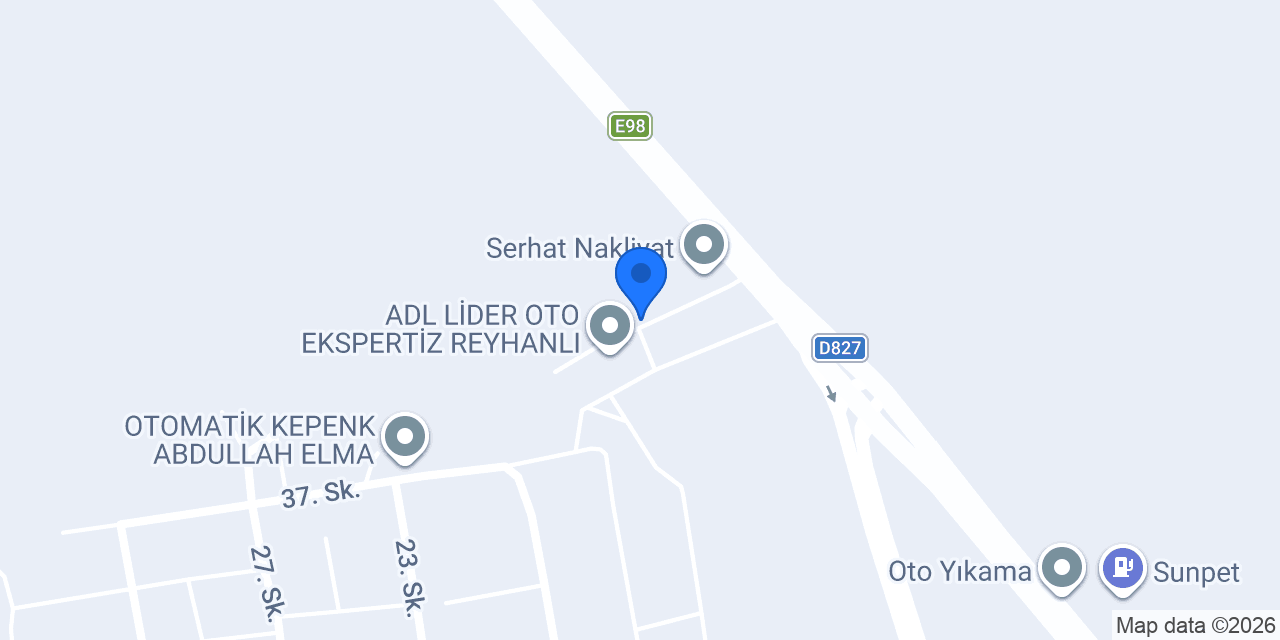 Atiker Reyhanlı Bayii konumu