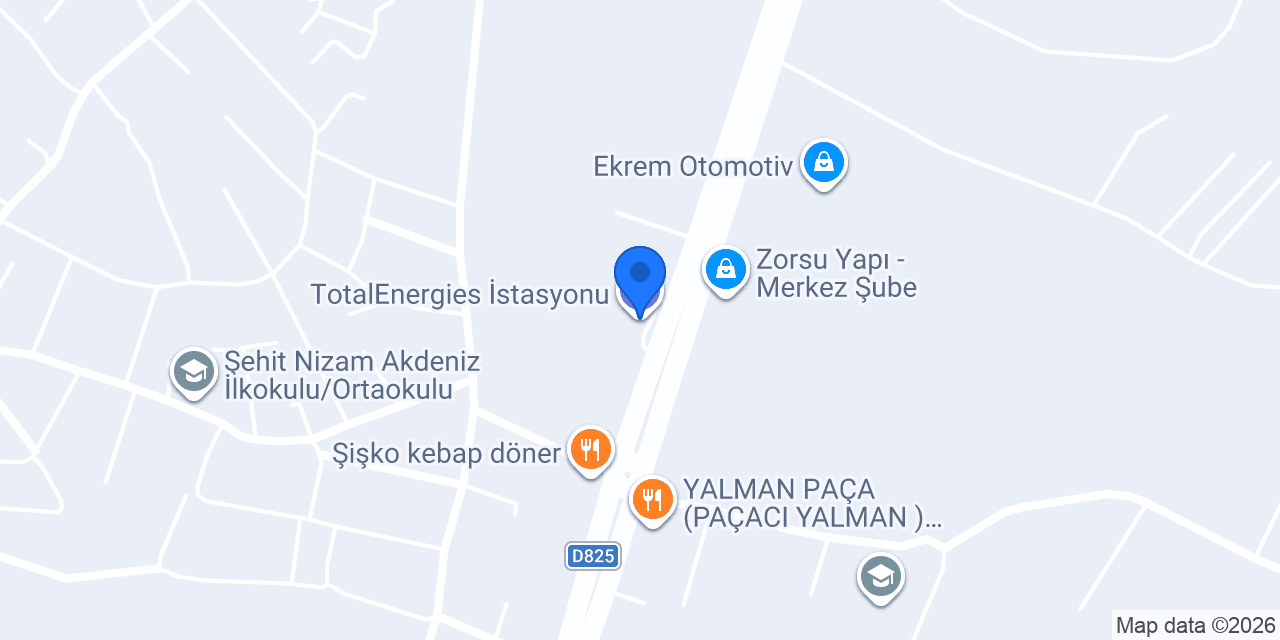TotalEnergies İstasyonu konumu