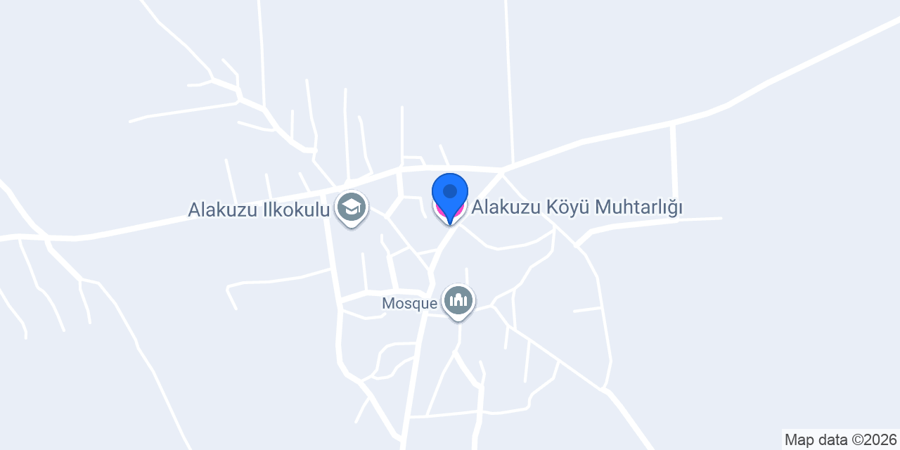 Alakuzu Köyü Muhtarlığı konumu