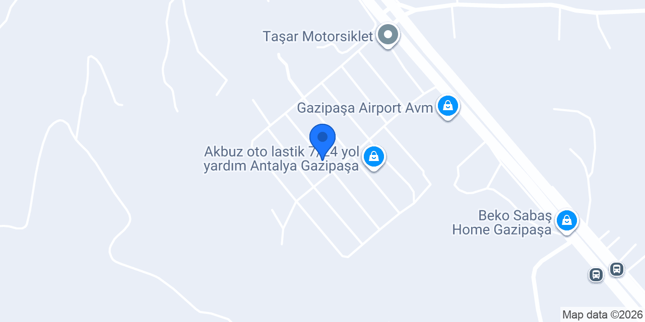 Gür Mobilya Gazipaşa konumu