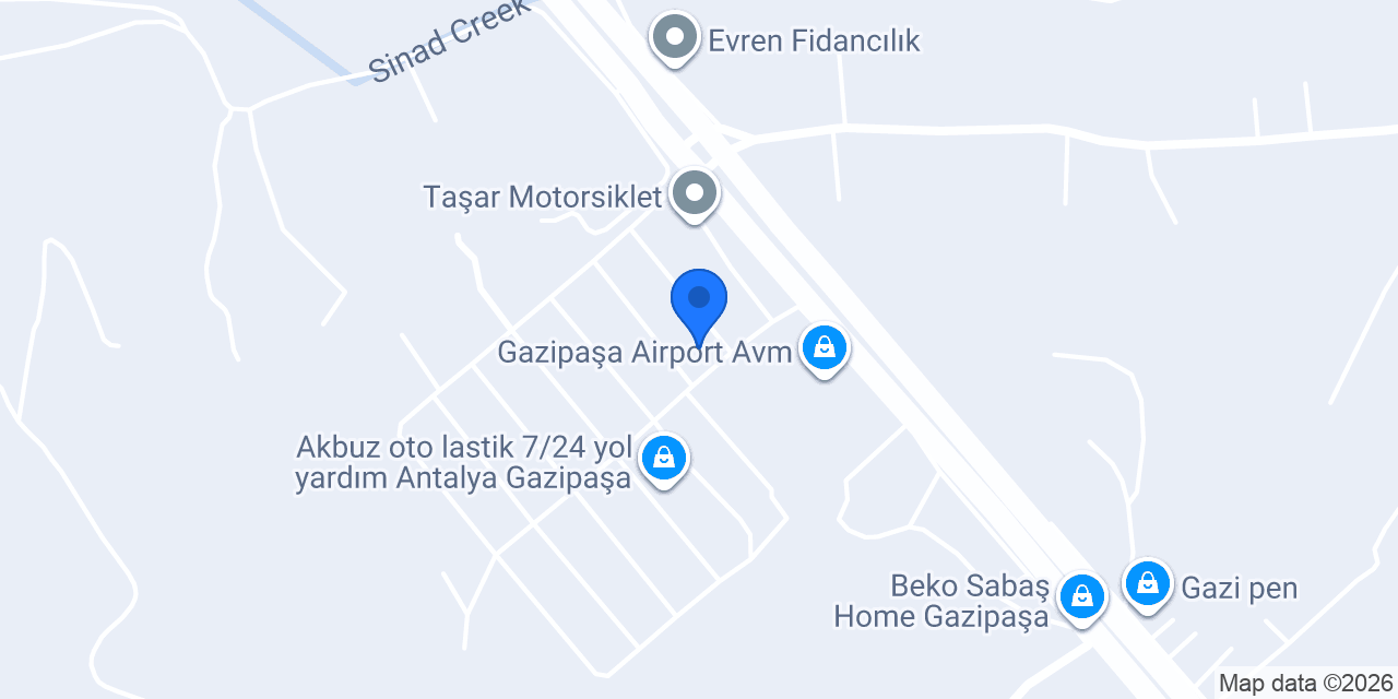 Emo Optik Gazipaşa Airport AVM konumu